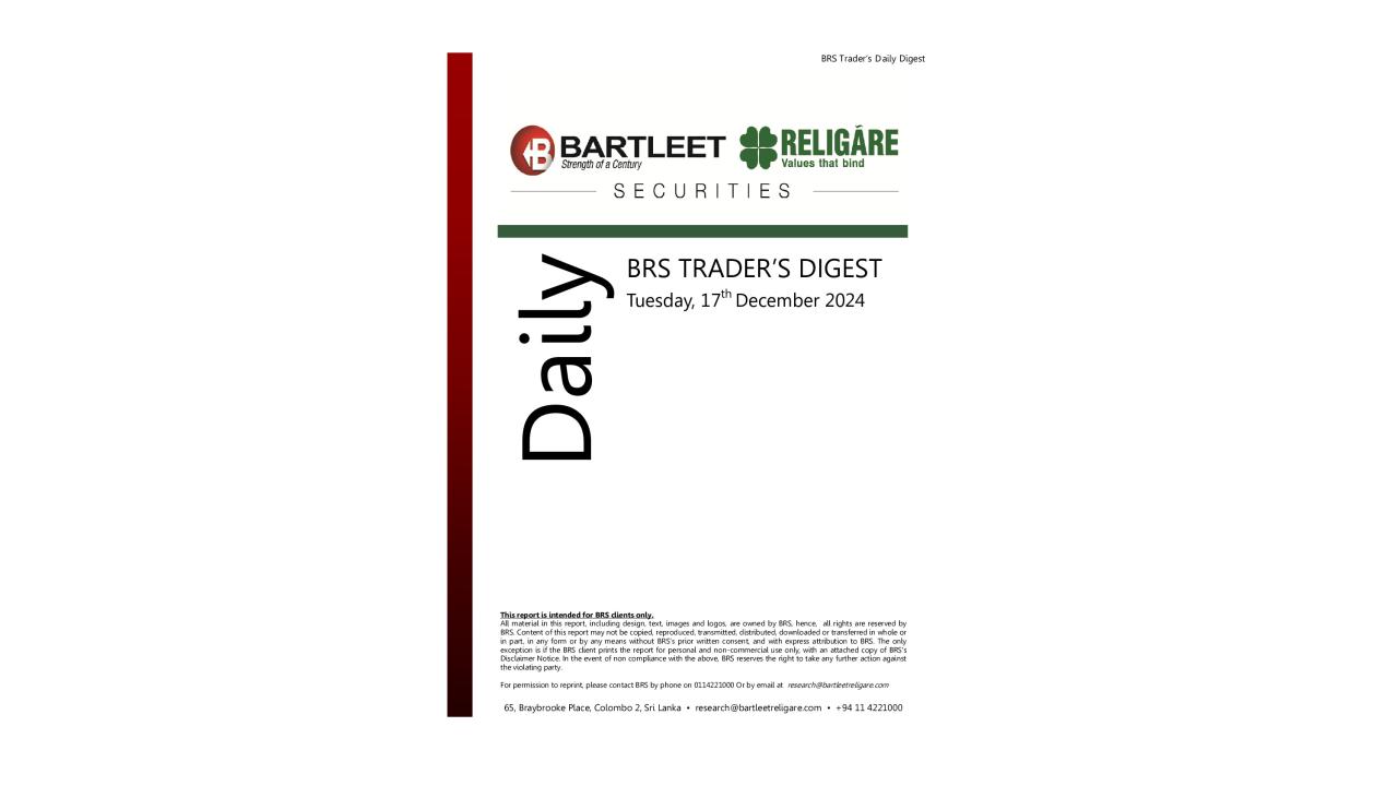 Trader's Daily Digest 17.12.2024