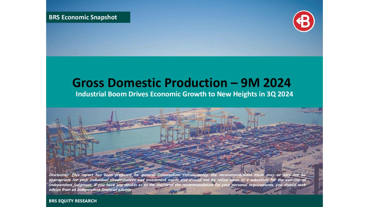 Gross Domestic Production - 9M 2024