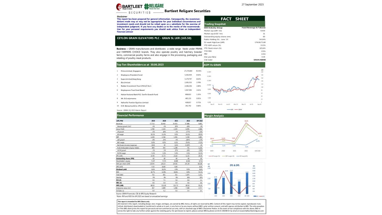 BRS Factsheet - GRAN