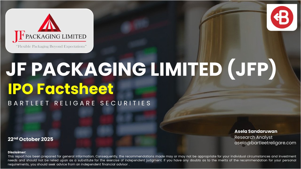 JF PACKAGING LIMITED (JFP)  IPO Note - BRS Equity Research