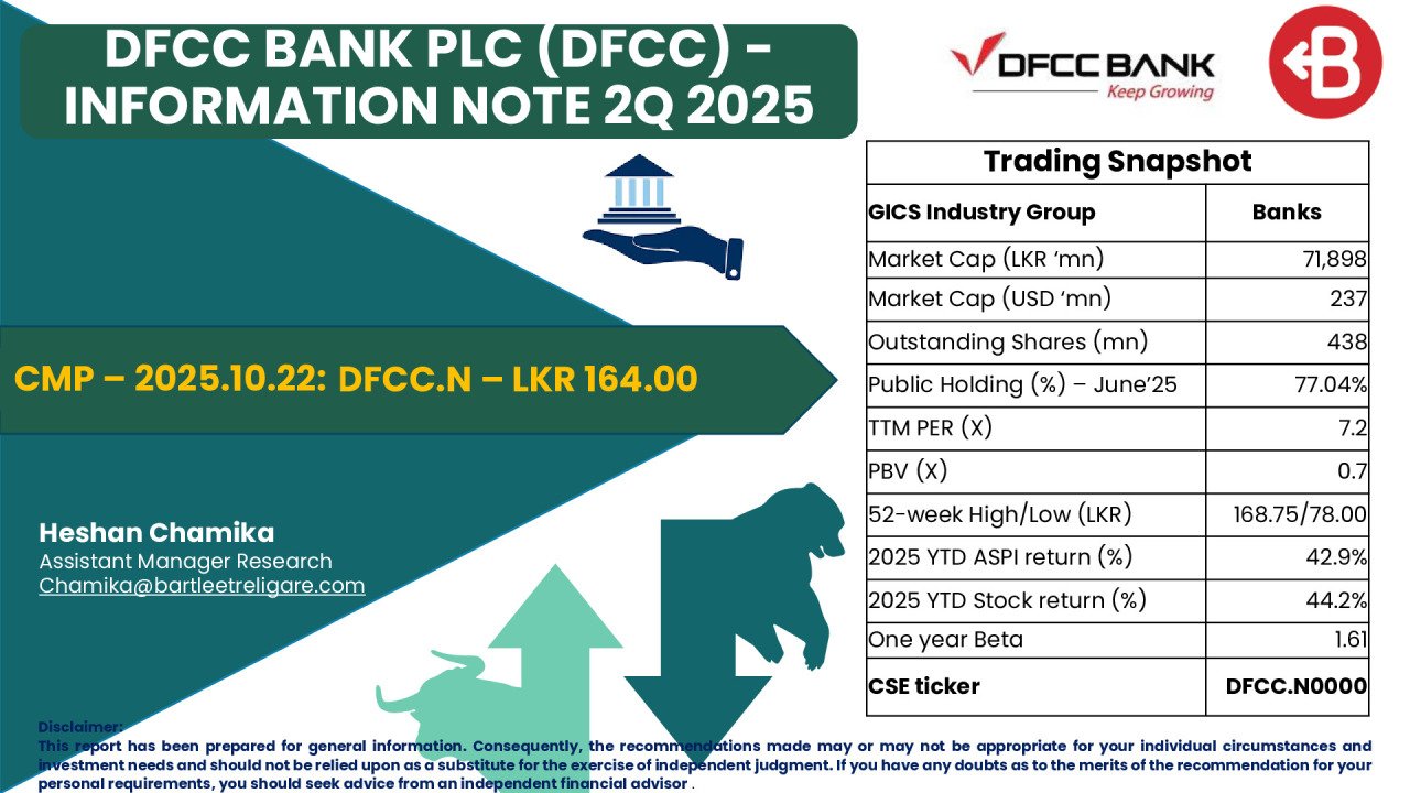 DFCC Information Note 2Q 2025 - BRS Equity Research
