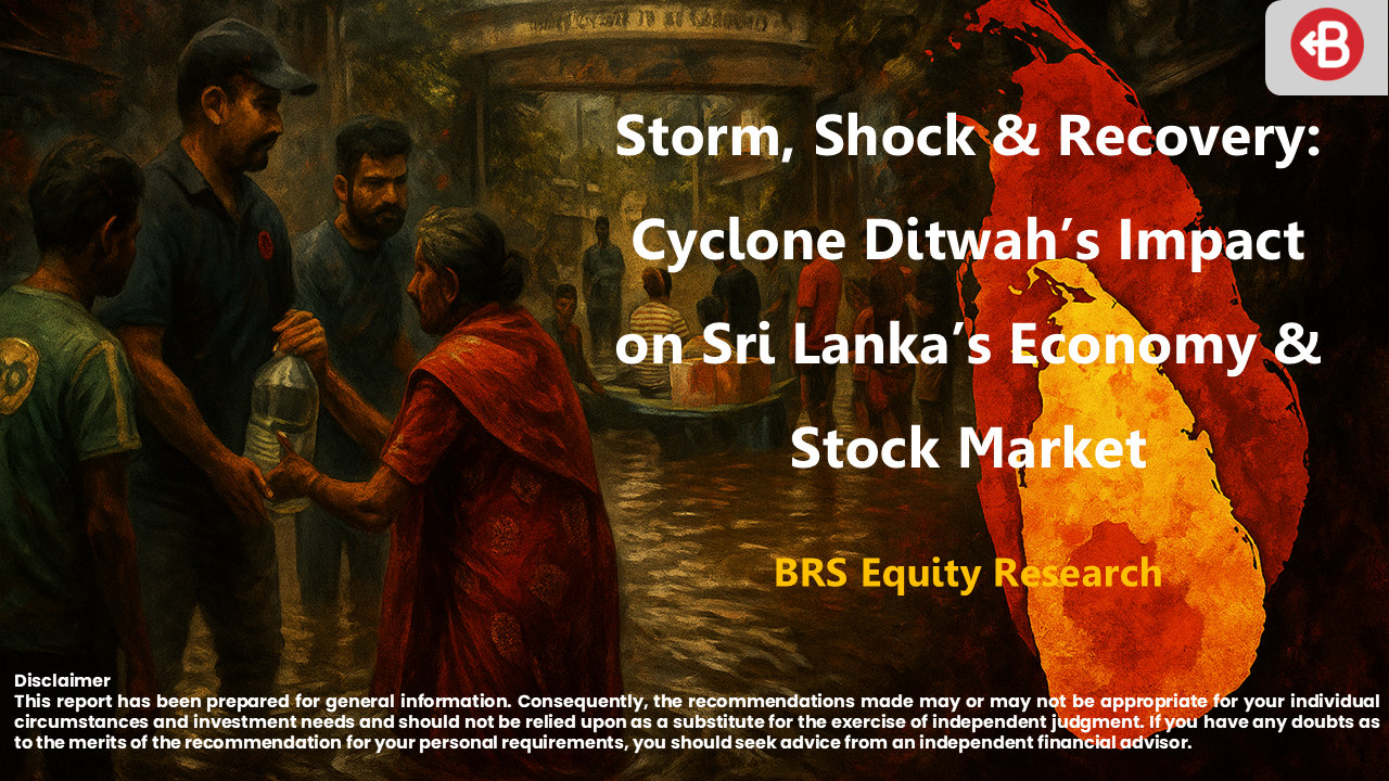 Storm, Shock & Recovery; Cyclone Ditwah’s Impact on Sri Lanka’s Economy & Stock Market