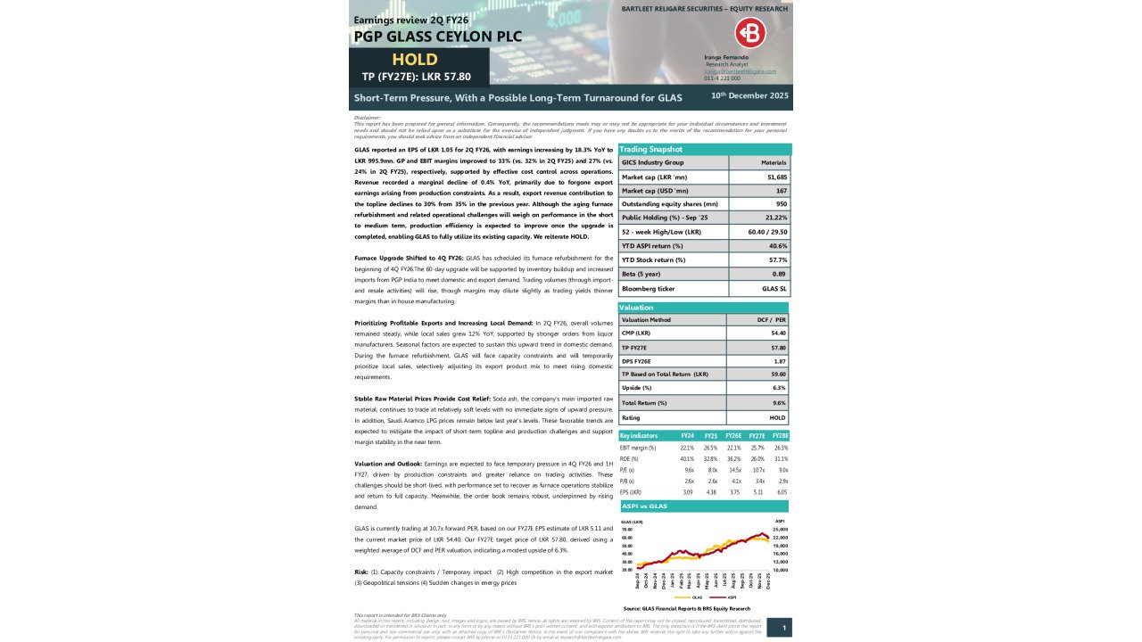 GLAS 2Q FY26 Earnings Review