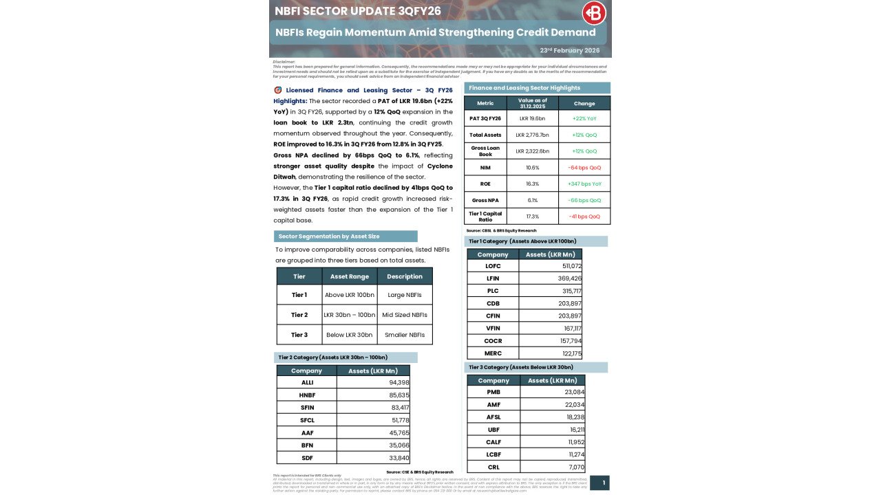 NBFI Sector 3Q FY26 Update - BRS Equity Research