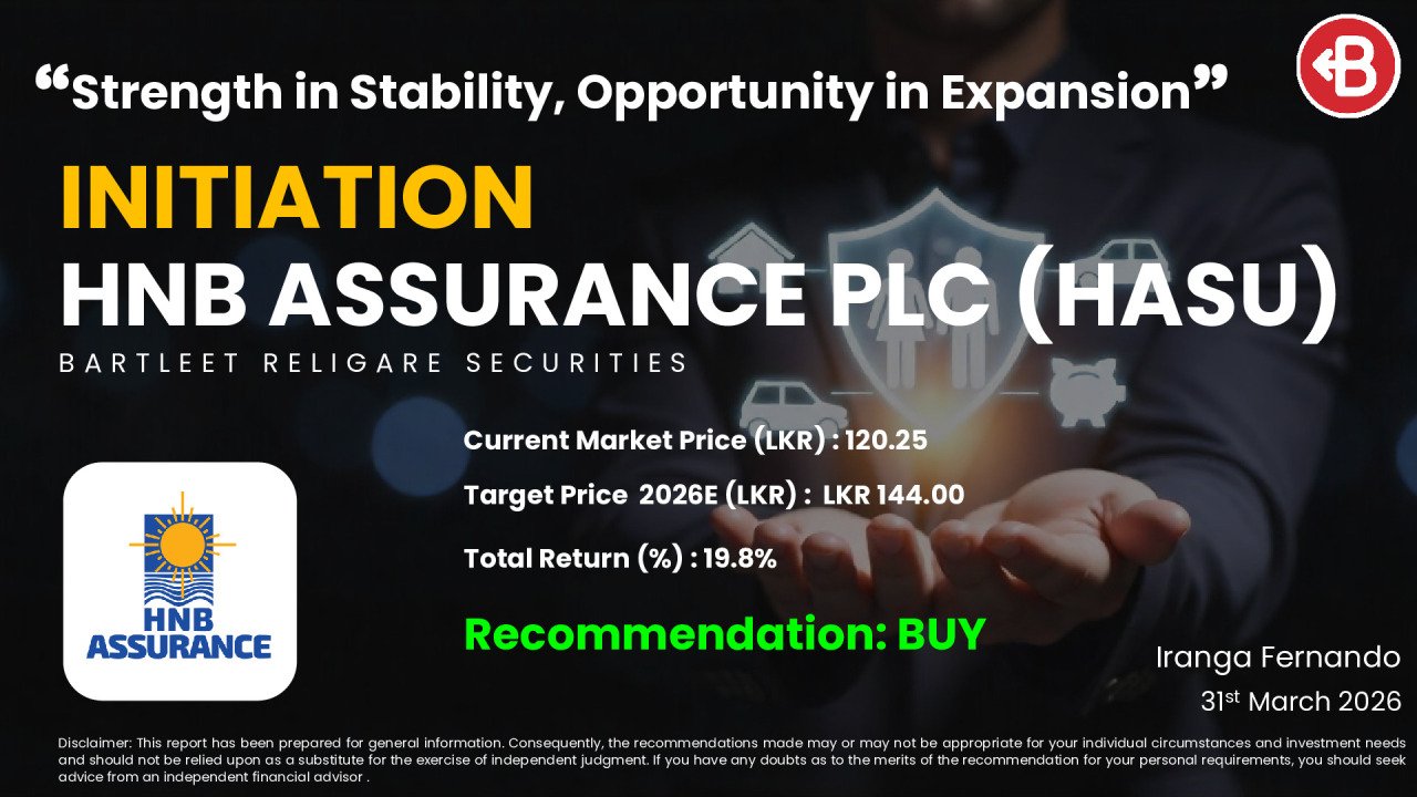 HNB ASSURANCE PLC (HASU) - Initiation (BUY)