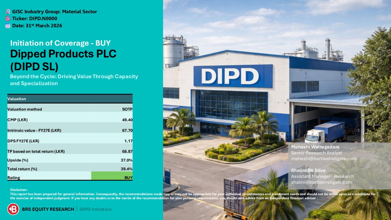 Dipped Products PLC (DIPD) -  Initiation (BUY)