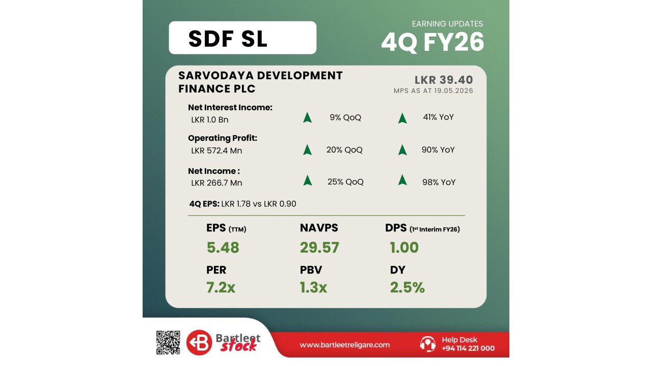 SDF 4Q FY26 - BRS Earning Snippets