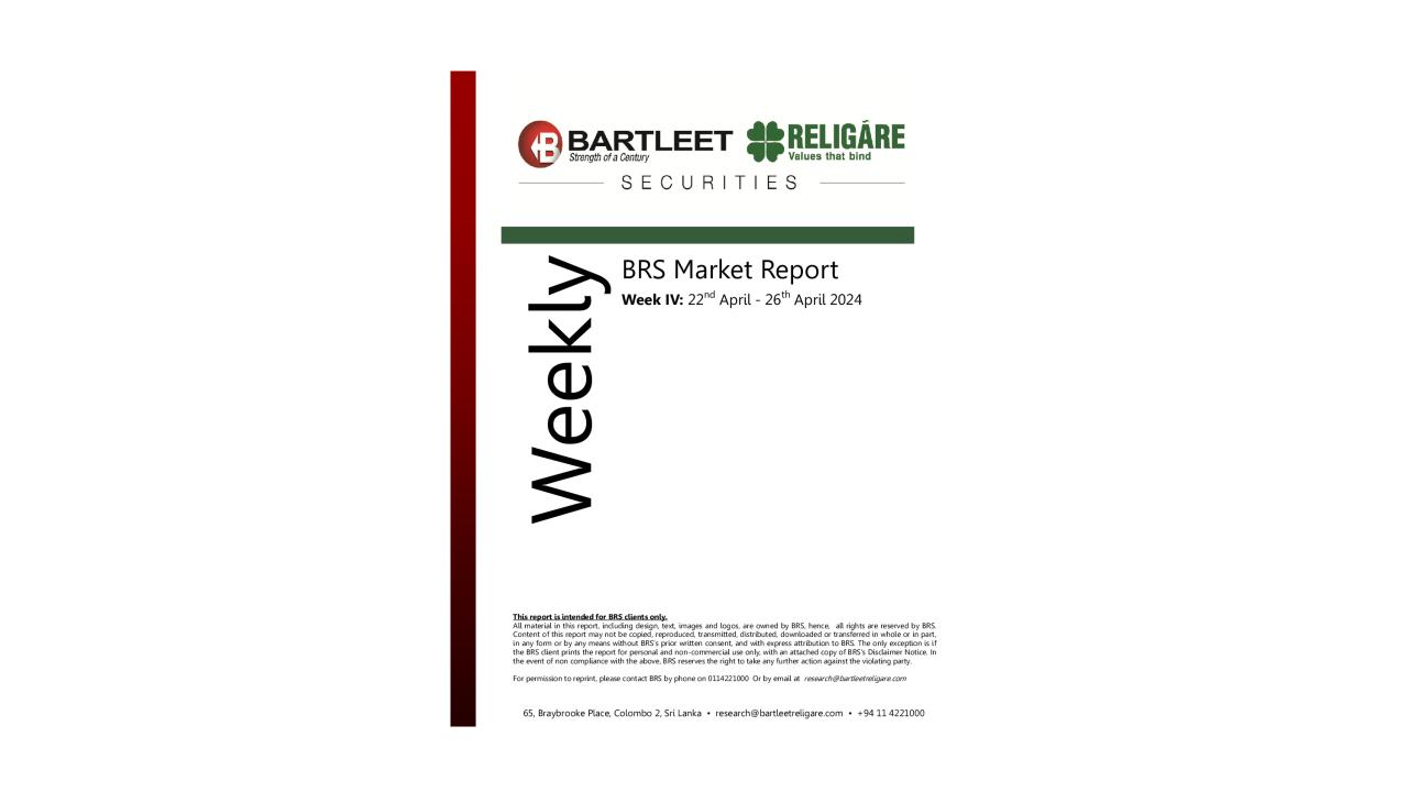 BRS Weekly Report 26.04.2024