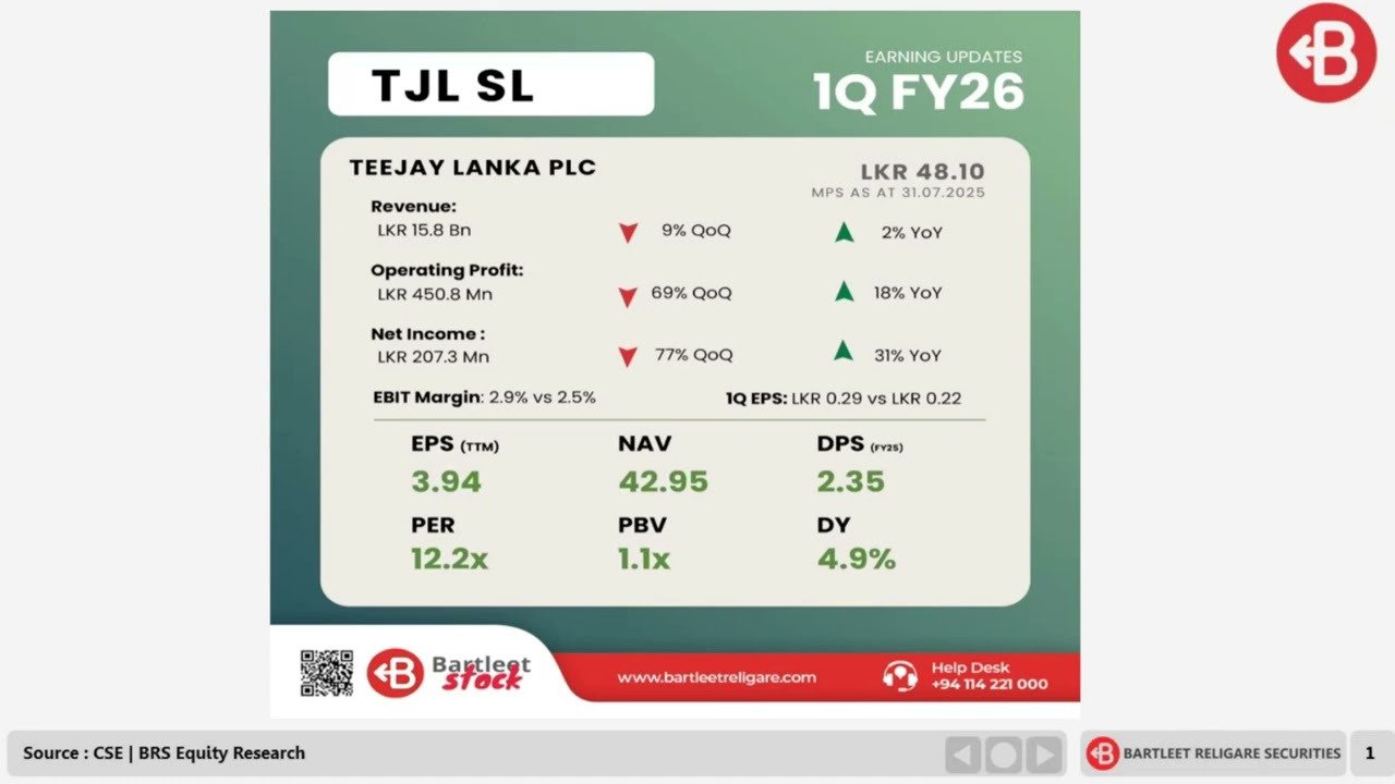 1Q FY 26 TJL & MGT