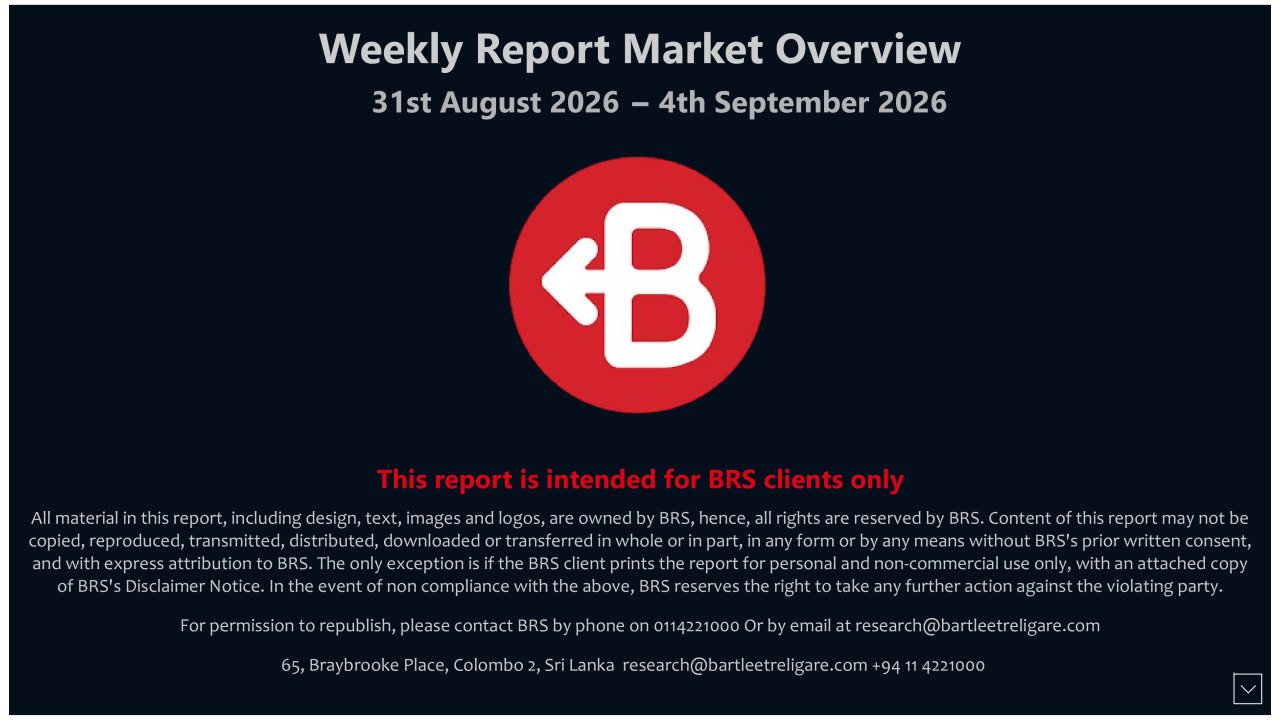 BRS Weekly Market Overview - 04.09.2026