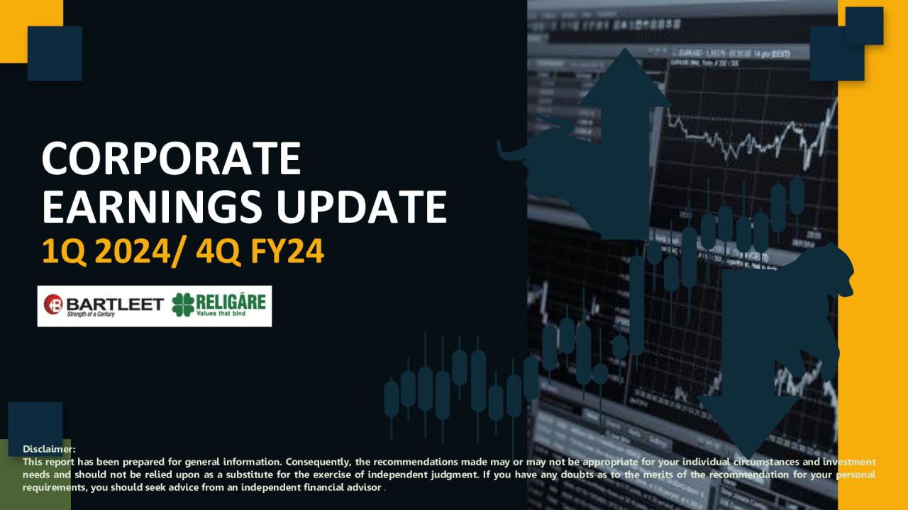 Corporate Earnings Update 1Q2024- BRS Equity Research
