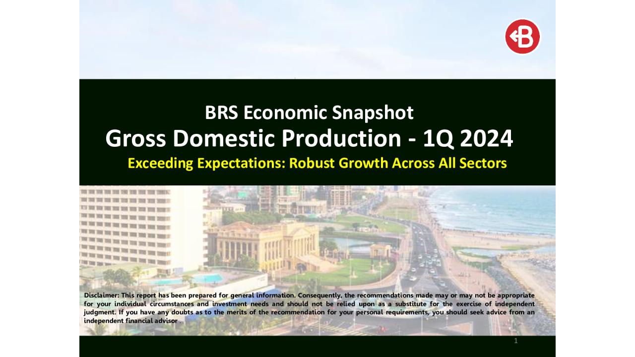 Gross Domestic Production 1Q 2024