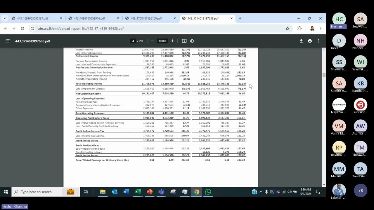 SEYB Quarterly Earning Snippet 