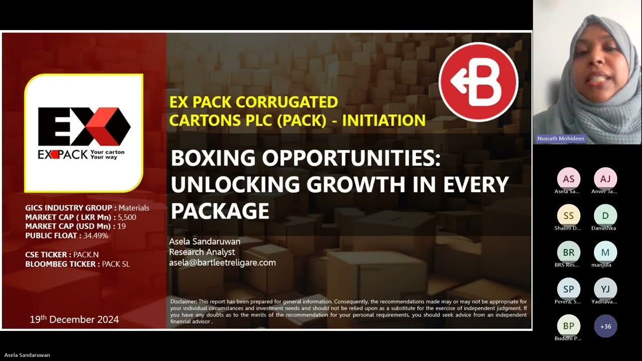 Ex-pack Corrugated Cartons PLC - Initiation