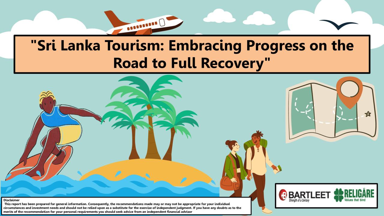 Sri Lanka Tourism - Embracing Progress on the Road to Full Recovery