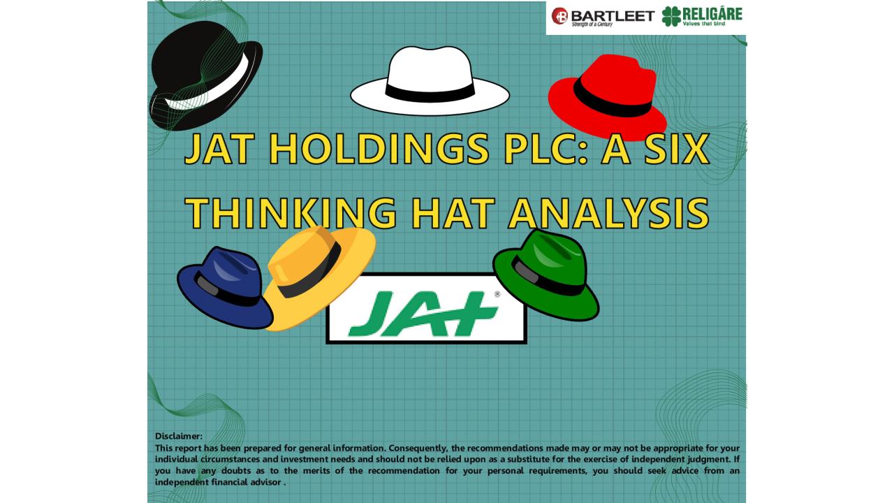 JAT Holdings PLC: A Six Thinking Hat Analysis