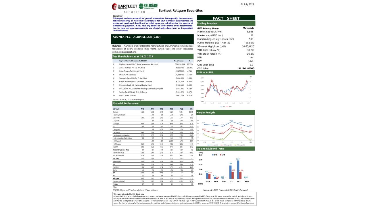 BRS Factsheet - ALUM 